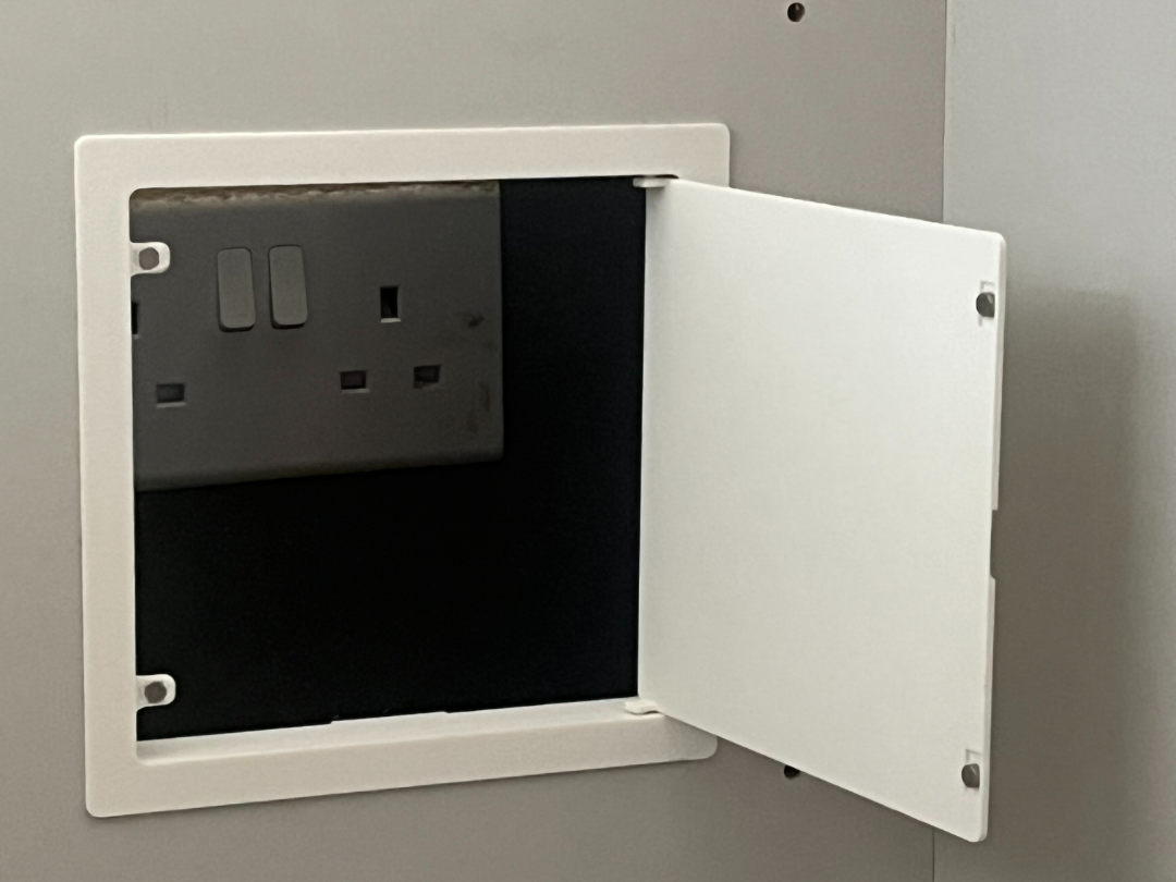 Cabinet Access Panel - Print in Place 150x150 hole