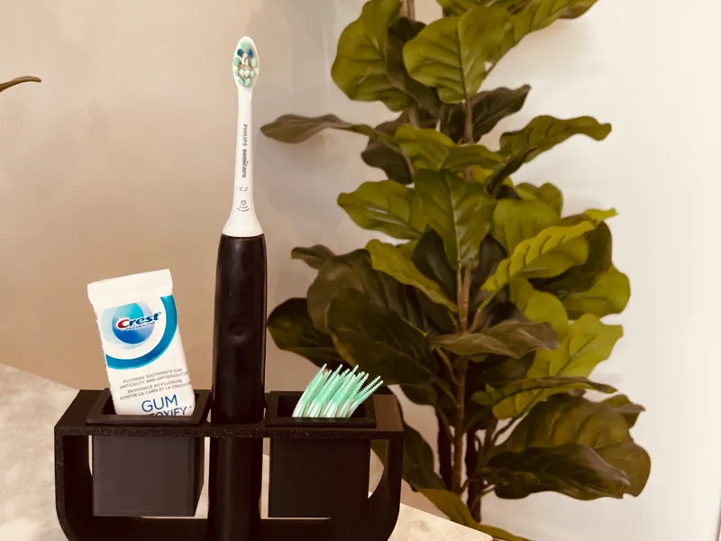 Electric Toothbrush Holder, Bathroom Organizer
