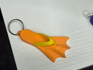 Duck Flip Flop Keychain