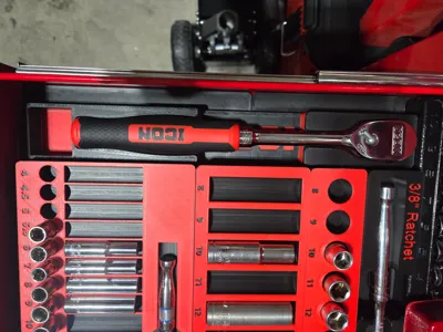 Icon G2 3/8 Ratchet Comfort Grip Gridfinity