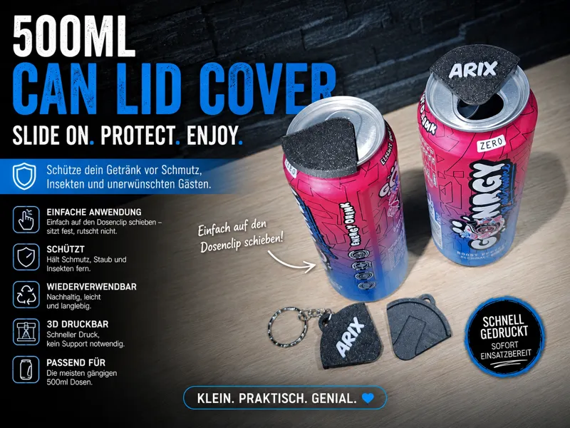 Can Cover for 500ml Cans – Protect Your Drink