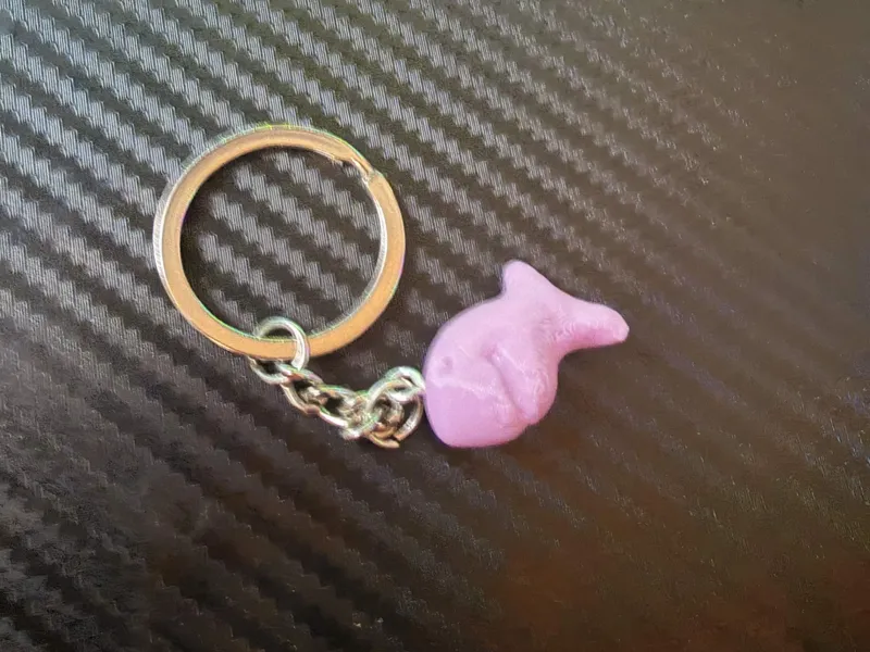 Cute Goldfish Snack Keychain