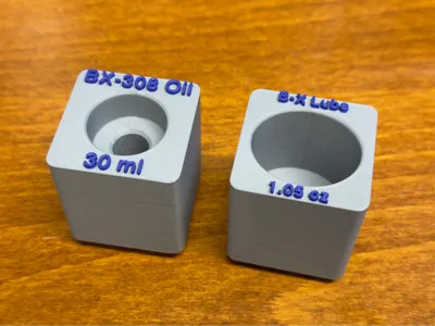 BX Lube & Oil Gridfinity Holder