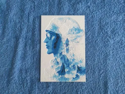 One Piece Marine Admiral Aokiji Lithophane