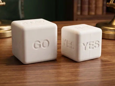 Two‑Option Decision Dice – Parametric