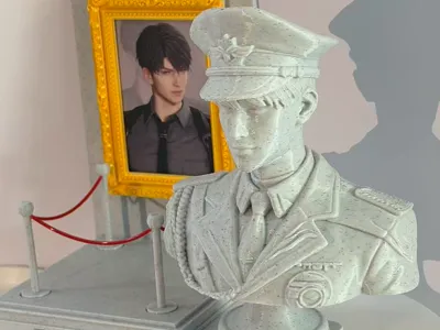 Love and Deepspace Xia Yizhou Fleet Officer Sculpture