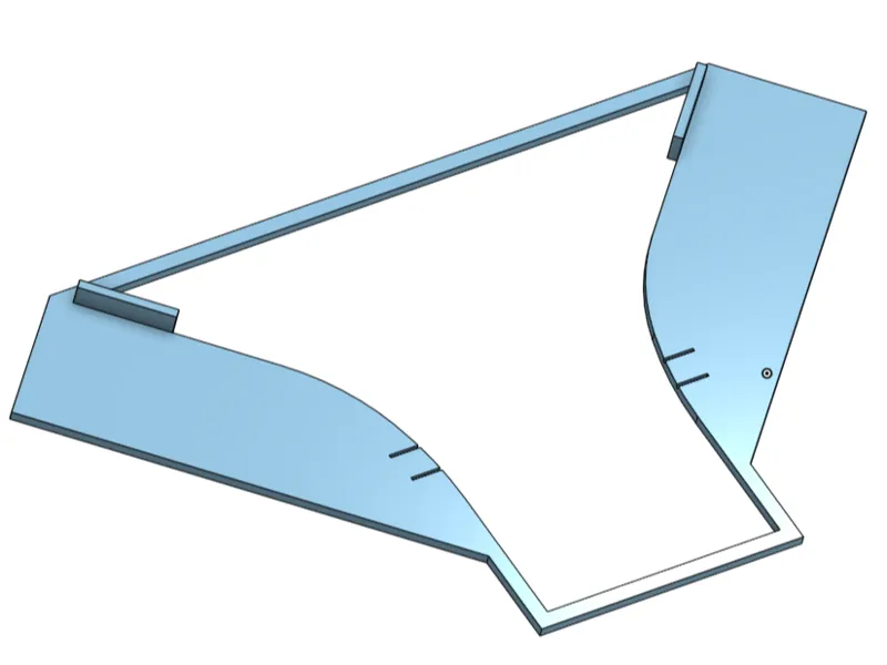 Snooker cushions corner - top layer