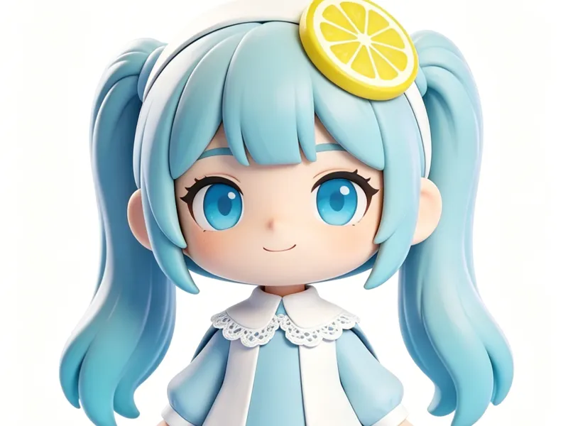 二次元小女孩儿手办