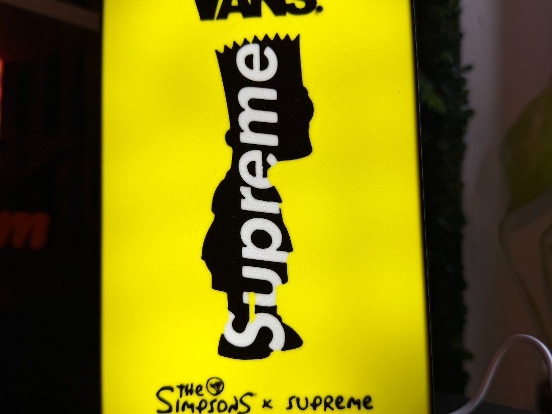 Vans Supreme Simpsons Leuchtbox
