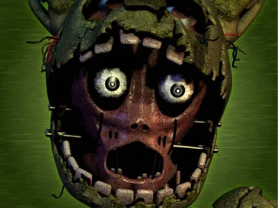 pre-colored Springtrap head