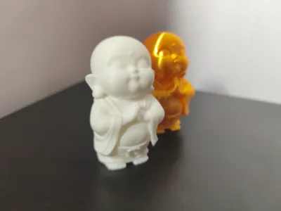 Chibi Little Buddha with Clasped Hands - Creative Ornament