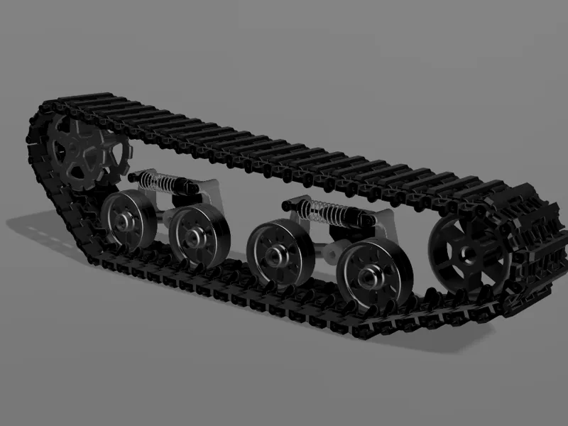 Smaller 63mm (2.5") wide track Link System