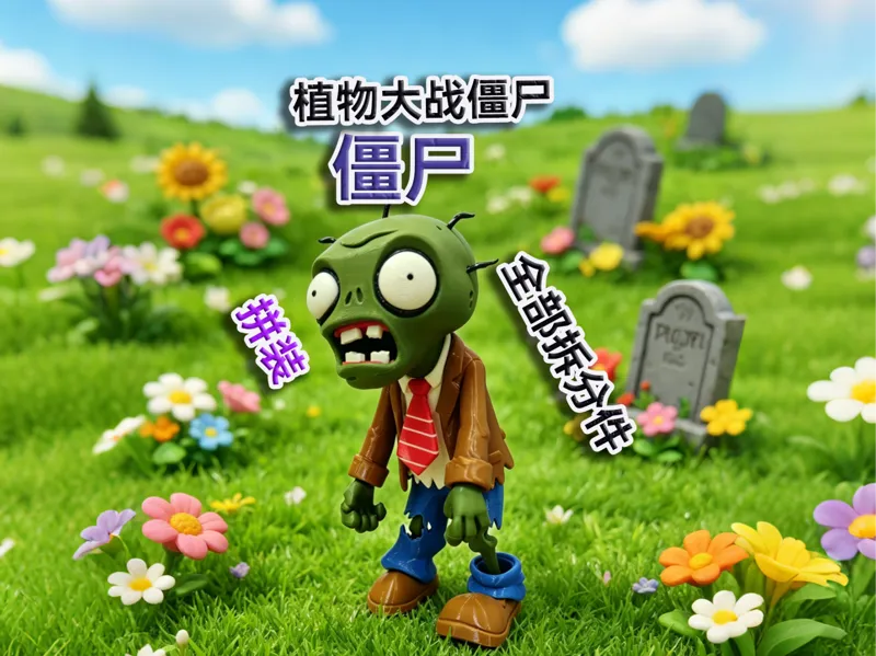 植物大战僵尸 僵尸  丧尸 全拆分件 组装