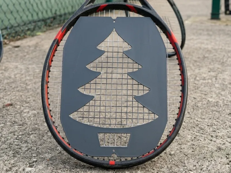 Stencil Albero di Natale per Racchette da Tennis