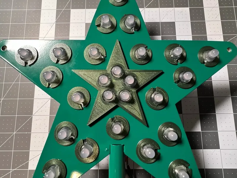 Walmart 5ft RGB Tree Star Retrofit