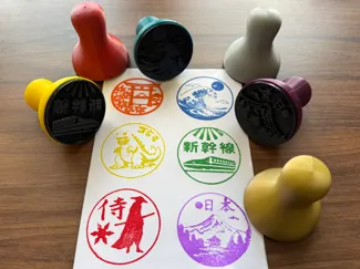 Stamp Kit - Stempel Set - Japan Eki Stamps