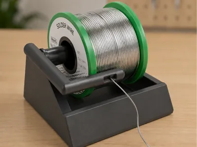 Solder roll holder