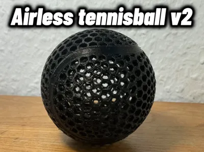 Airless tennisball v2