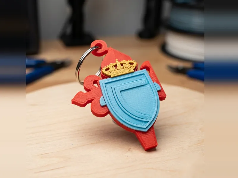 rLlavero RC Celta de Vigo | Escudo 3D