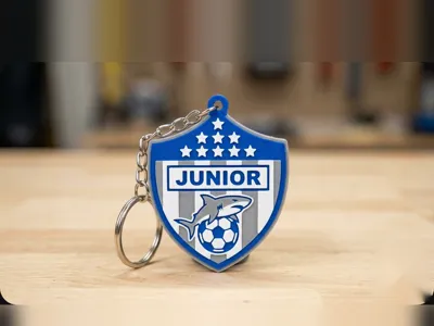 Atlético Junior Keychain | Atlético Junior Emblem 3