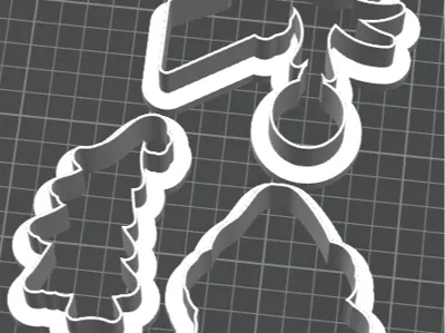 Grinch Cookie Cutter set 