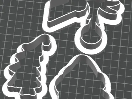 Grinch Cookie Cutter set 