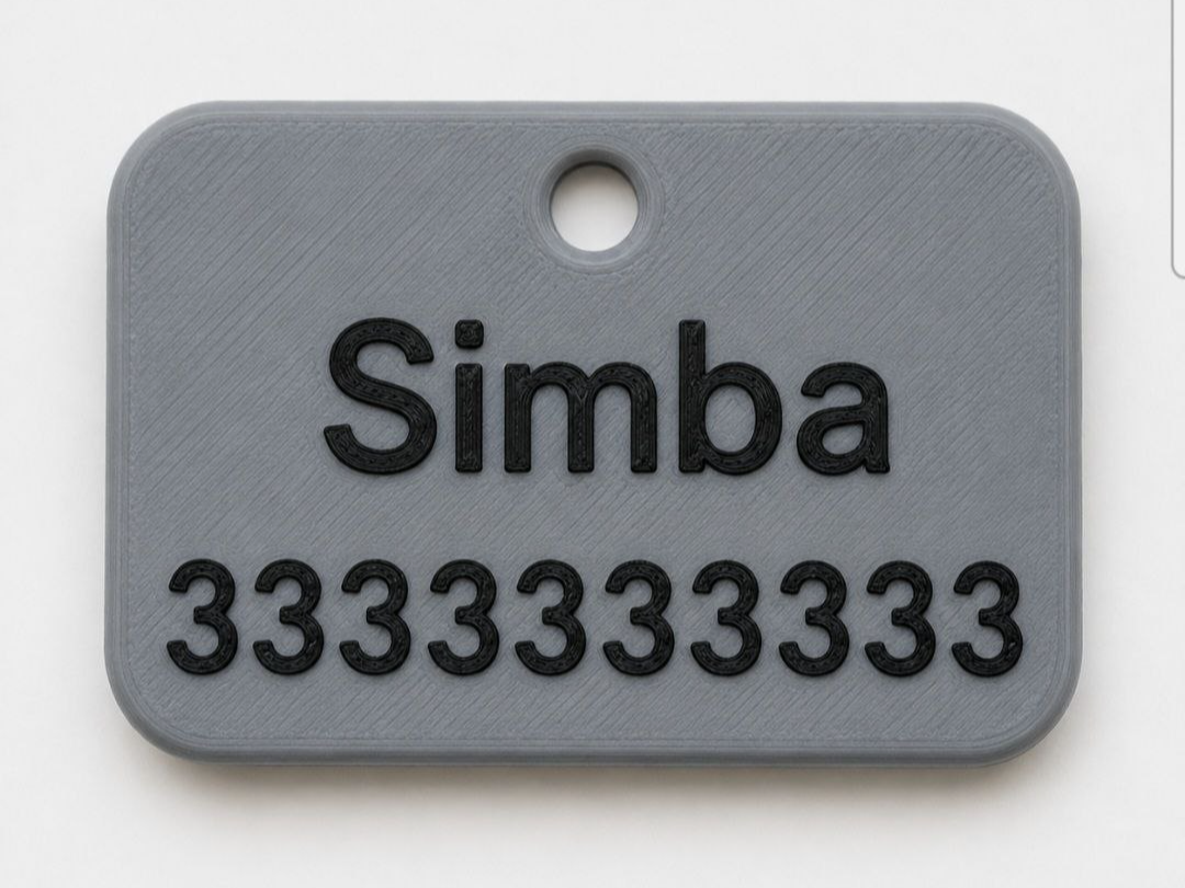 parametric animal tag generator