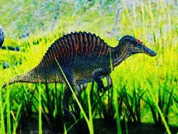 filhote de spinosaurus Mike a aguia