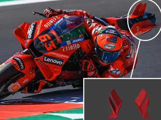 Alas de estegosaurio para Ducati v4