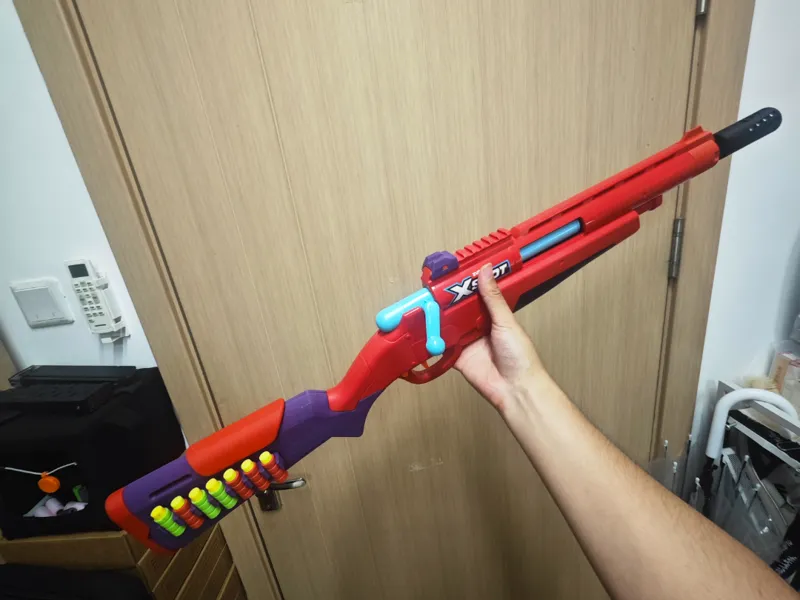 zuru   xshot狙配件，机瞄，载弹板