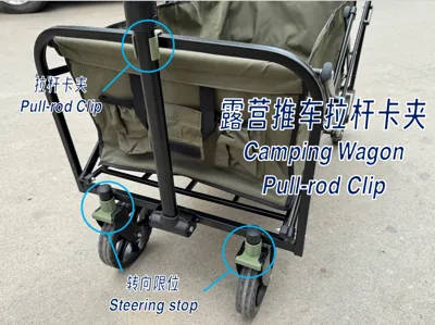 NatureHike Camping Cart Pull Rod Clip and Steering Stopper
