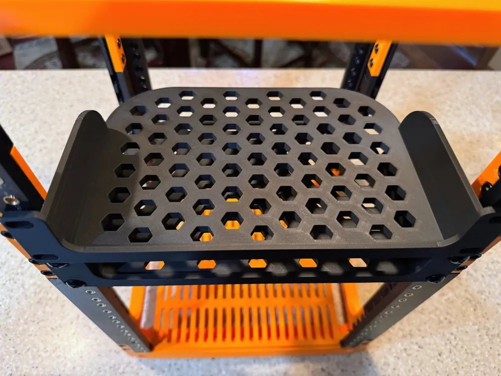 KWS Compatible 10-inch Rack Mount Shelf - Free 3D Print Model - MakerWorld