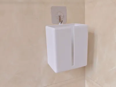 Wall-mounted Semi-open Tissue Box