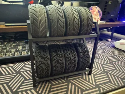 1:10 RC Car Tire Rack