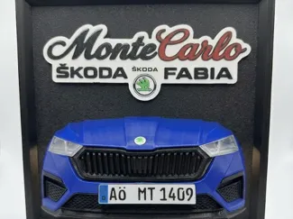 Škoda Fabia Monte Carlo Wand Deko
