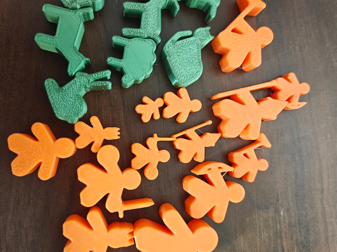 Meeple Set — Humans & Animals
