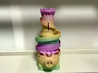 猪城堡存钱罐