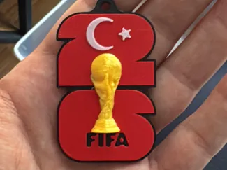 World cup keychain
