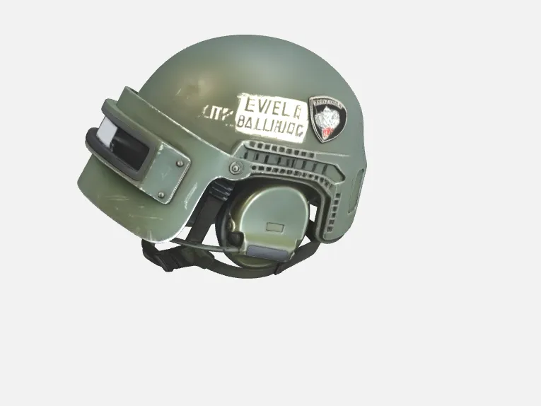 HELMAT BALLISTIC TACTICLE LEVEL III ARMY HELMAT