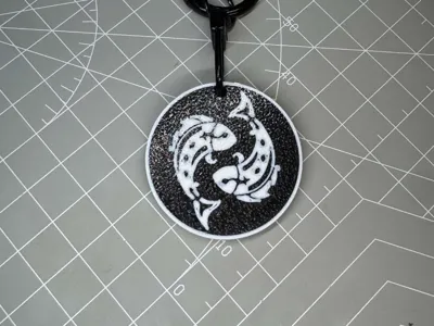 pisces zodiac keychain rfid