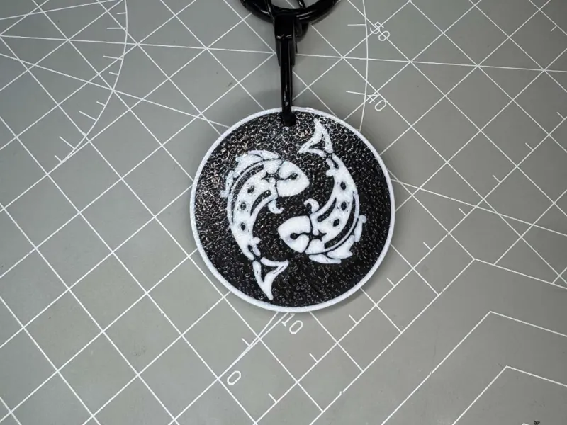 pisces zodiac keychain rfid