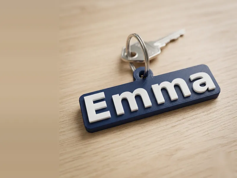 Llavero Emma_Name | Escudo 3D