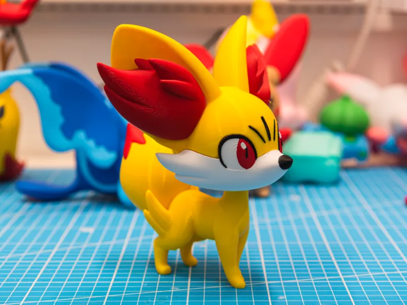 宝可梦 - 火狐狸 (Fennekin)  17CM 已拆件 无需AMS