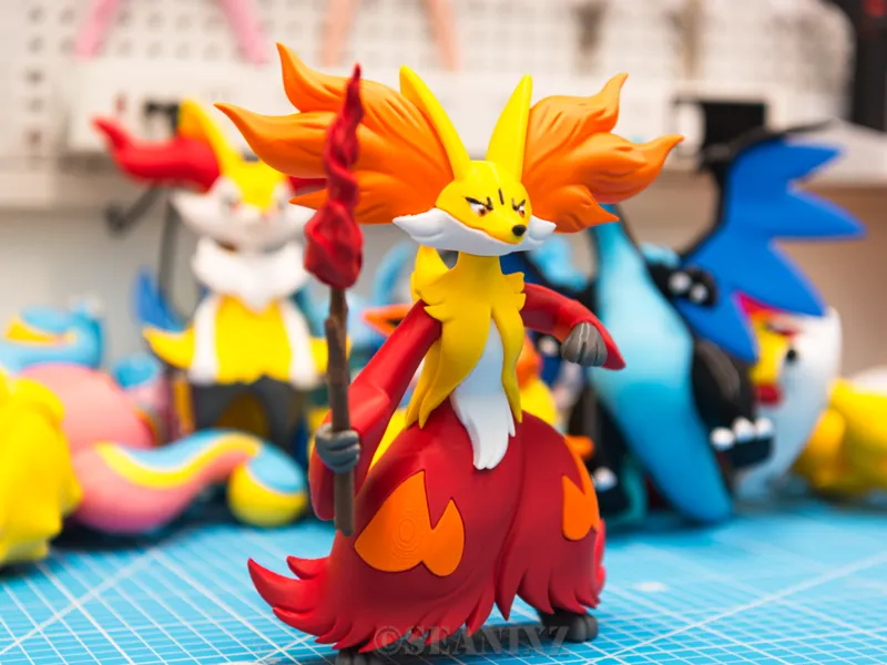 宝可梦 妖火红狐 20CM 已拆件 无需AMS