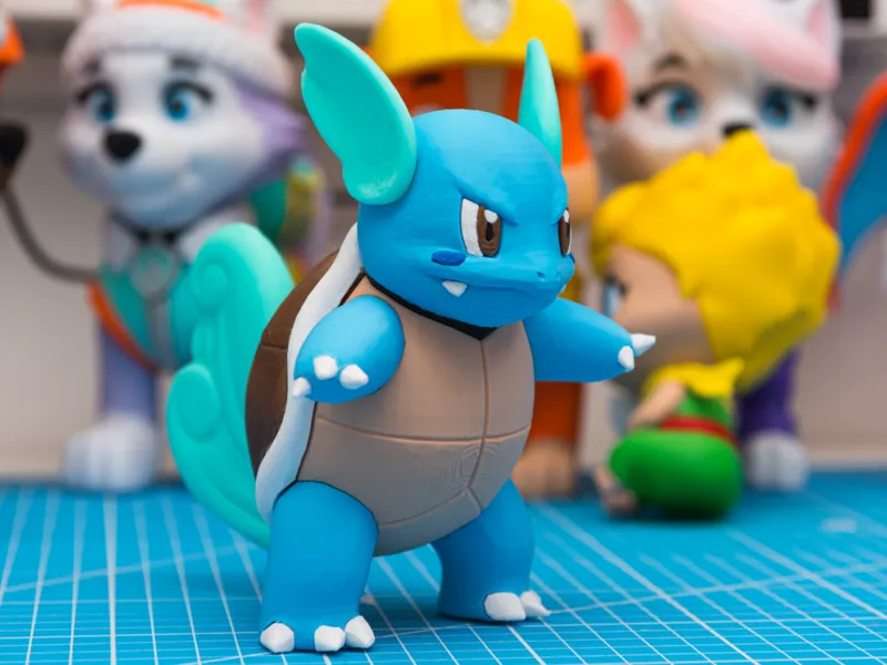 宝可梦 - 卡咪龟 (Wartortle)  15CM 已拆件 无需AMS
