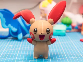 宝可梦 - 正电拍拍 (Plusle)  17CM 已拆件 无需AMS