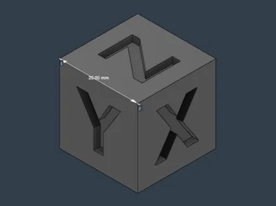 20mm Calibration Cube