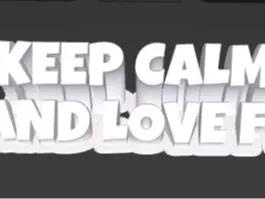 Keep Calm And Love F1 sign