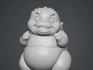 Godzilla but chunky
