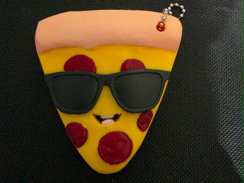 Pizza Steve / pizza with sunglasses
